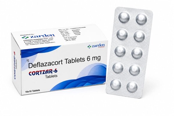 CORTZAR-6 Tablets - Deflazacort 6 mg - Zarden Pharma