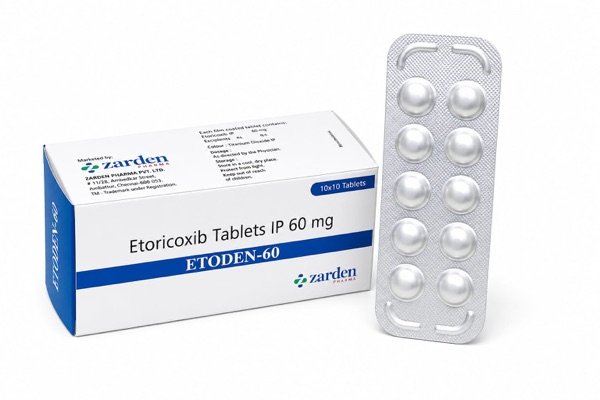 ETODEN-60 Tablets - Etoricoxib 60 mg - Zarden Pharma
